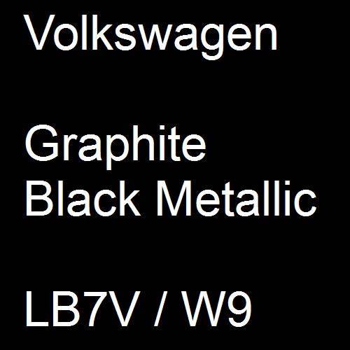 Volkswagen, Graphite Black Metallic, LB7V / W9.